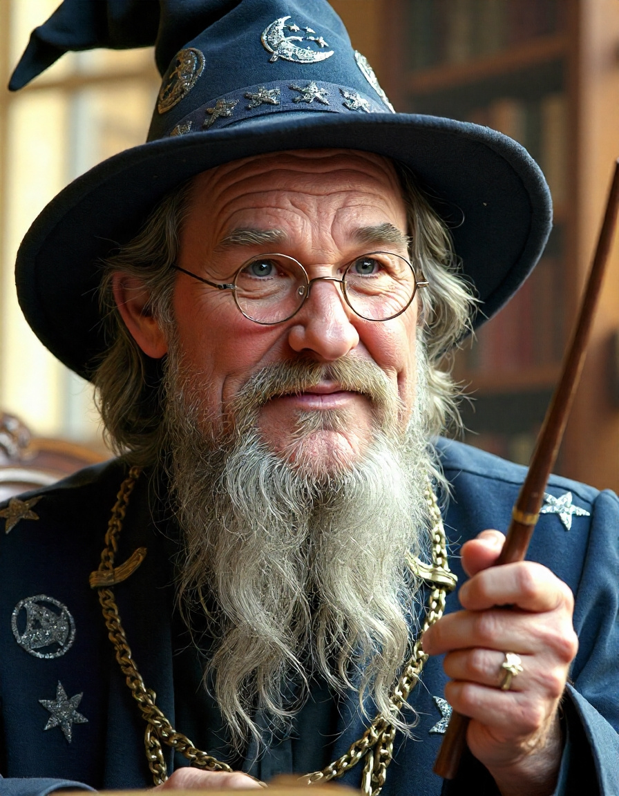 Kurt Russell as Dumbledore